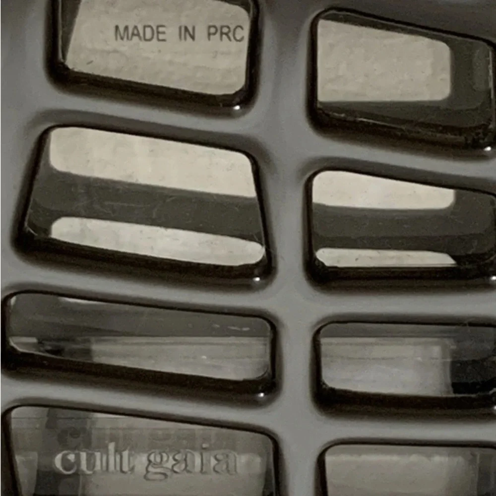 Cult Gaia Rina Caged Clear Acrylic Clutch Bag In Shiny Silver NEW IN BOX $388 - Picture 3 of 15